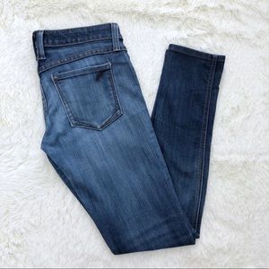 Frankie B medium wash soft stretch skinnies 27